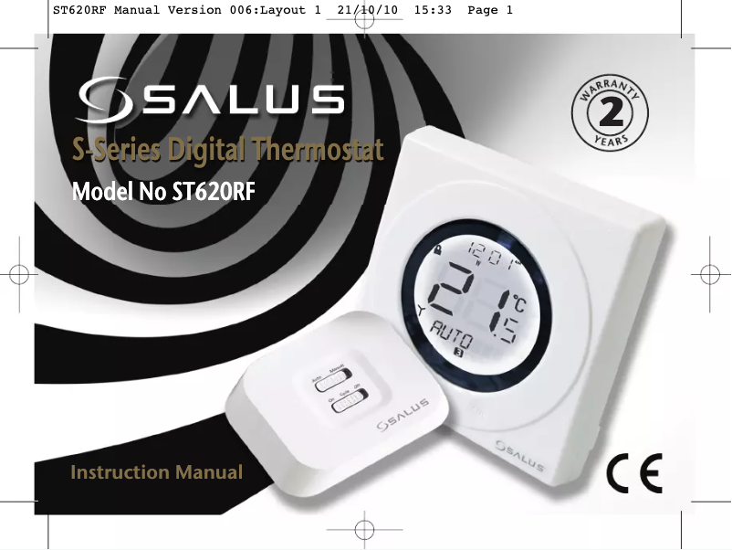 Página 1 del manual Manual de usuario Salus ST620RF