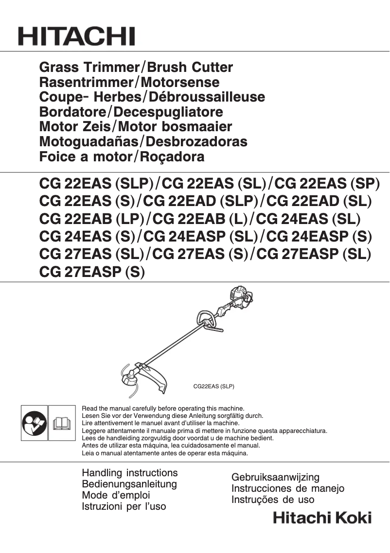 Página 1 del manual Manual de usuario Hitachi CG 24EAS(SL)