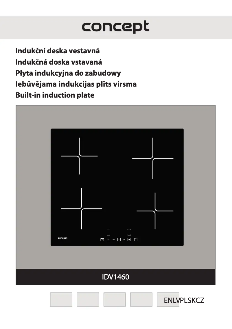 Page 1 de la notice Manuel utilisateur Concept IDV1460