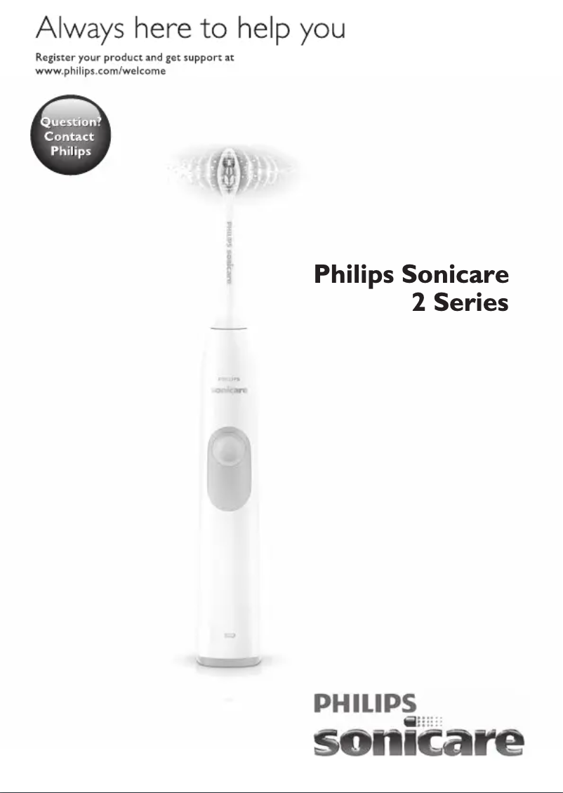 Página 1 del manual Manual de usuario Philips Sonicare 2 HX6282