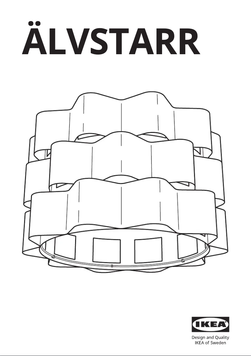 Image de la première page du manuel de l'appareil ÄLVSTARR 604.040.98