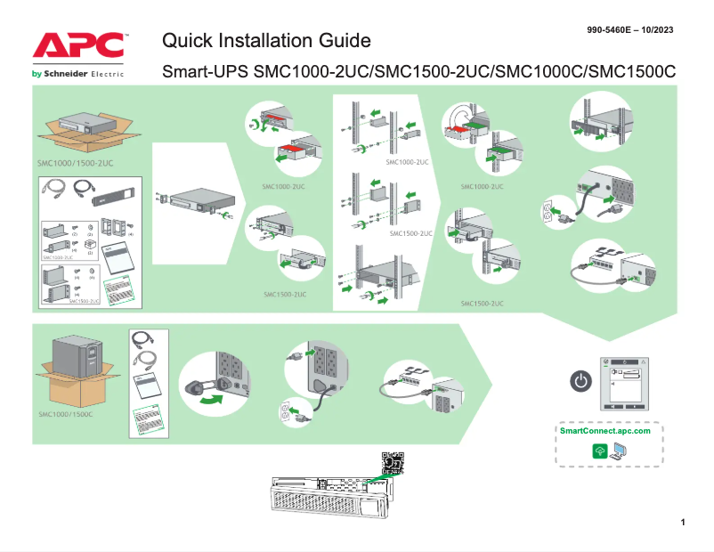 Página 1 del manual Manual de usuario APC Smart-UPS SMC1000-2UC