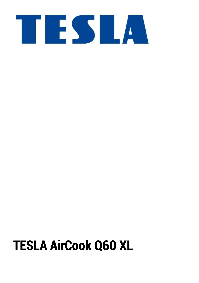 Page 1 de la notice Manuel utilisateur Tesla AirCook Q60 XL