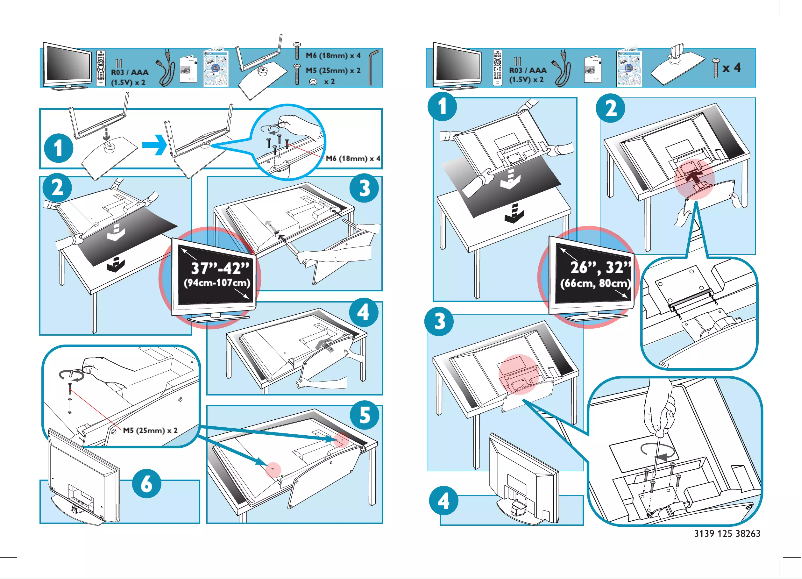 Page n°1 - Guide de démarrage rapide Philips 32PFL7332