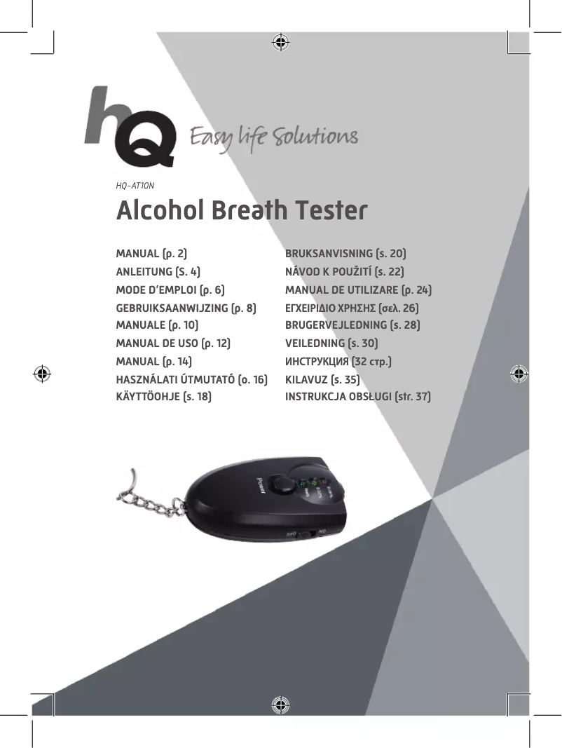 Página 1 del manual Manual de usuario HQ AT10N