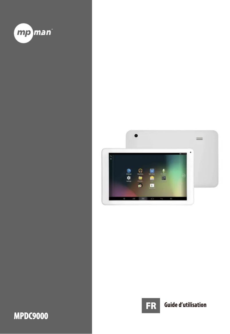 Page 1 of the manual User Manual Mpman MPDC9000