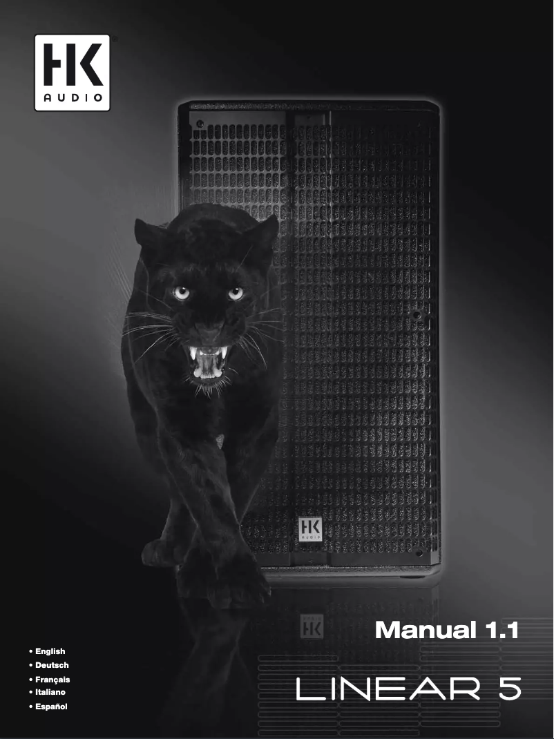 Page 1 of the manual User Manual HK Audio L5-115FA