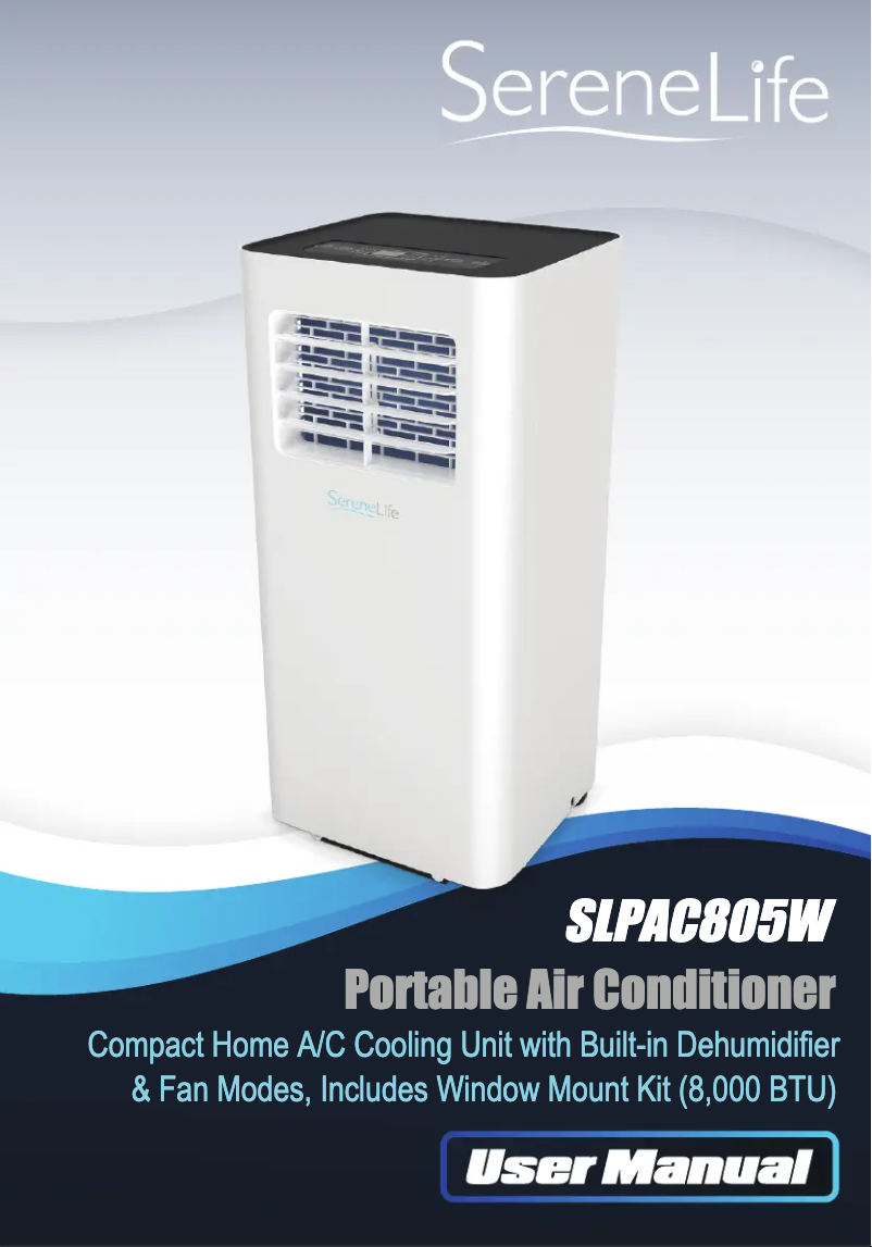 Página 1 del manual Manual de usuario SereneLife SLPAC805W