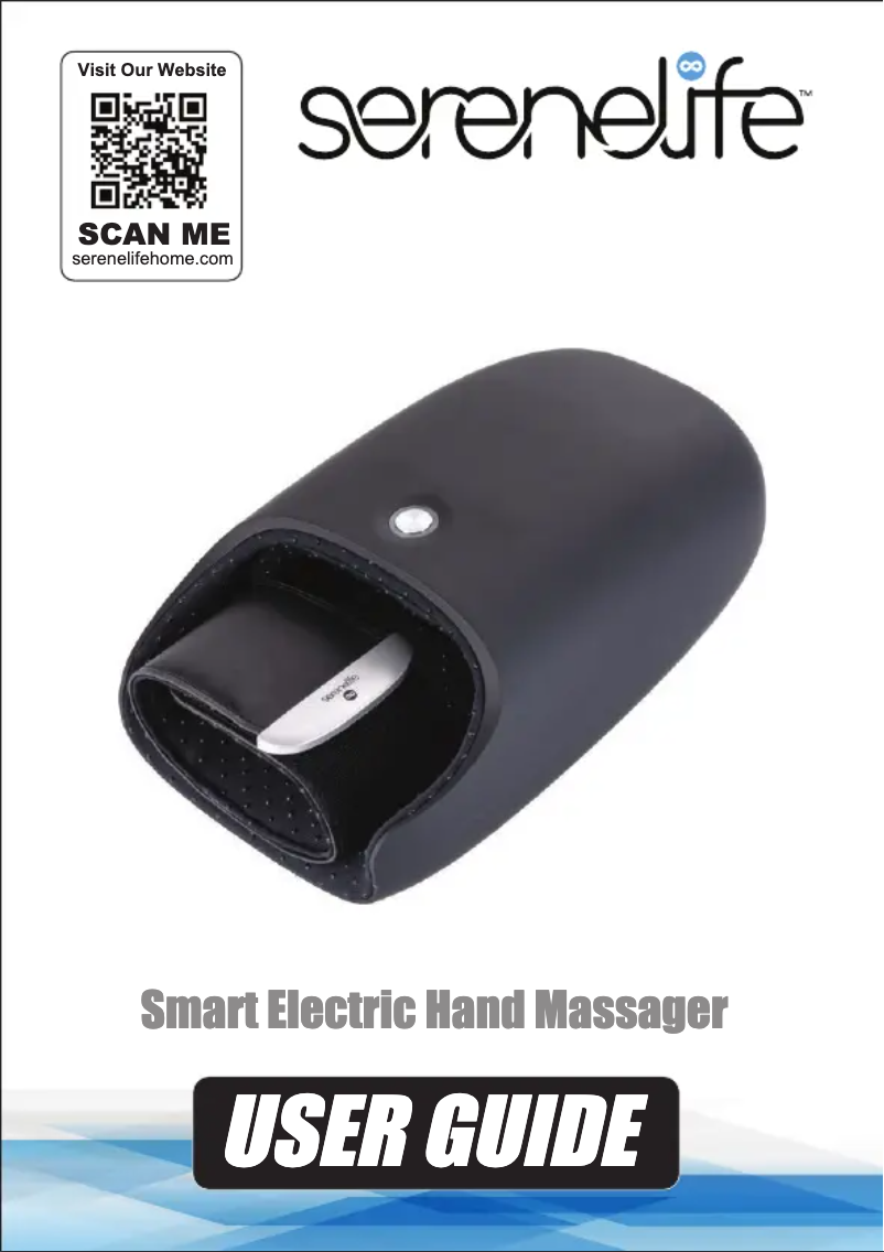 Page 1 de la notice Manuel utilisateur SereneLife SLHNDMSG007BK