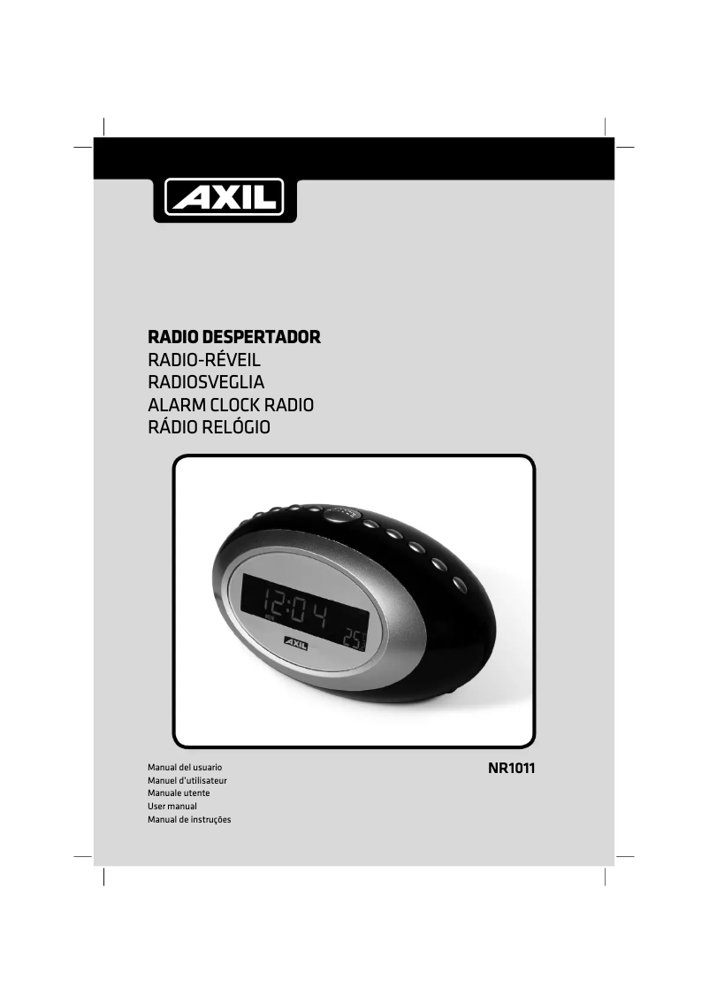 Página 1 del manual Manual de usuario AXIL NR1011