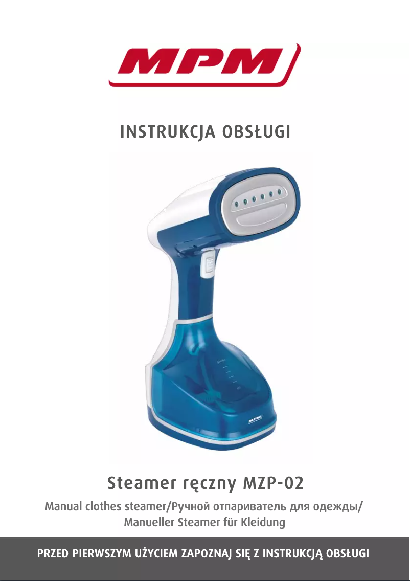 Page 1 of the manual User Manual MPM MZP-02