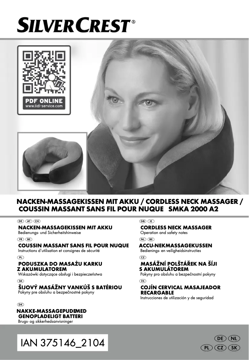 Page 1 of the manual User Manual SilverCrest SMKA 2000 A2