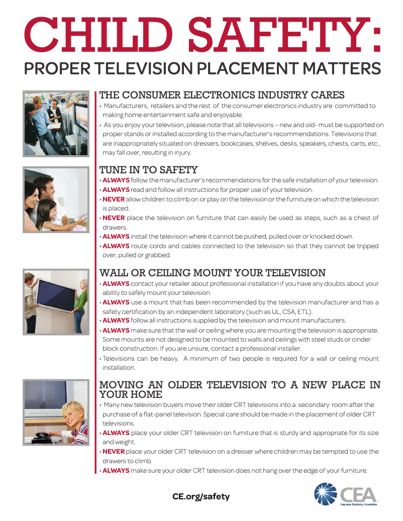 Page 1 de la notice Instructions de sécurité Sony Bravia XBR-85X950H