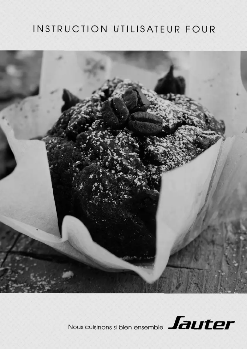 Page 1 of the manual User Manual Sauter SOP5582X