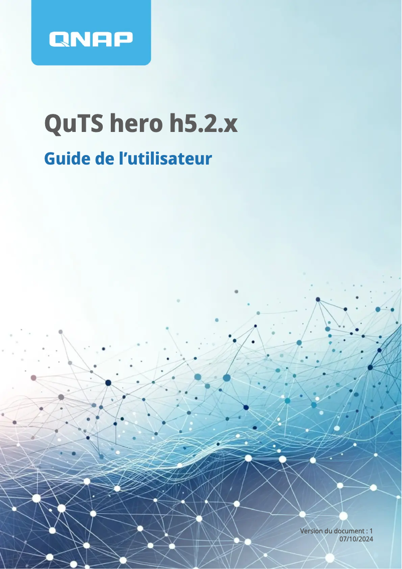 Page 1 de la notice Manuel utilisateur QNAP TDS-h2489FU