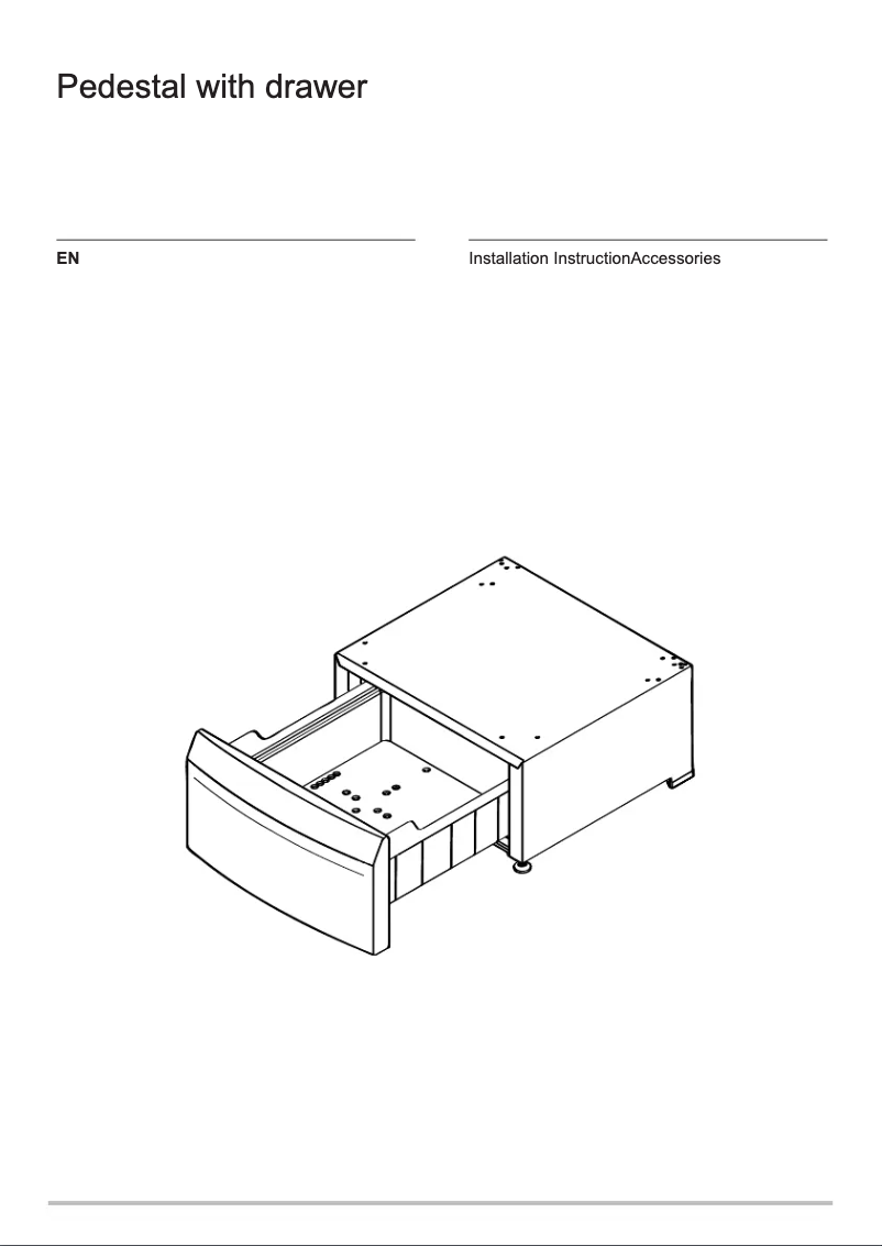 Página 1 del manual Guía de instalación Electrolux PDST61