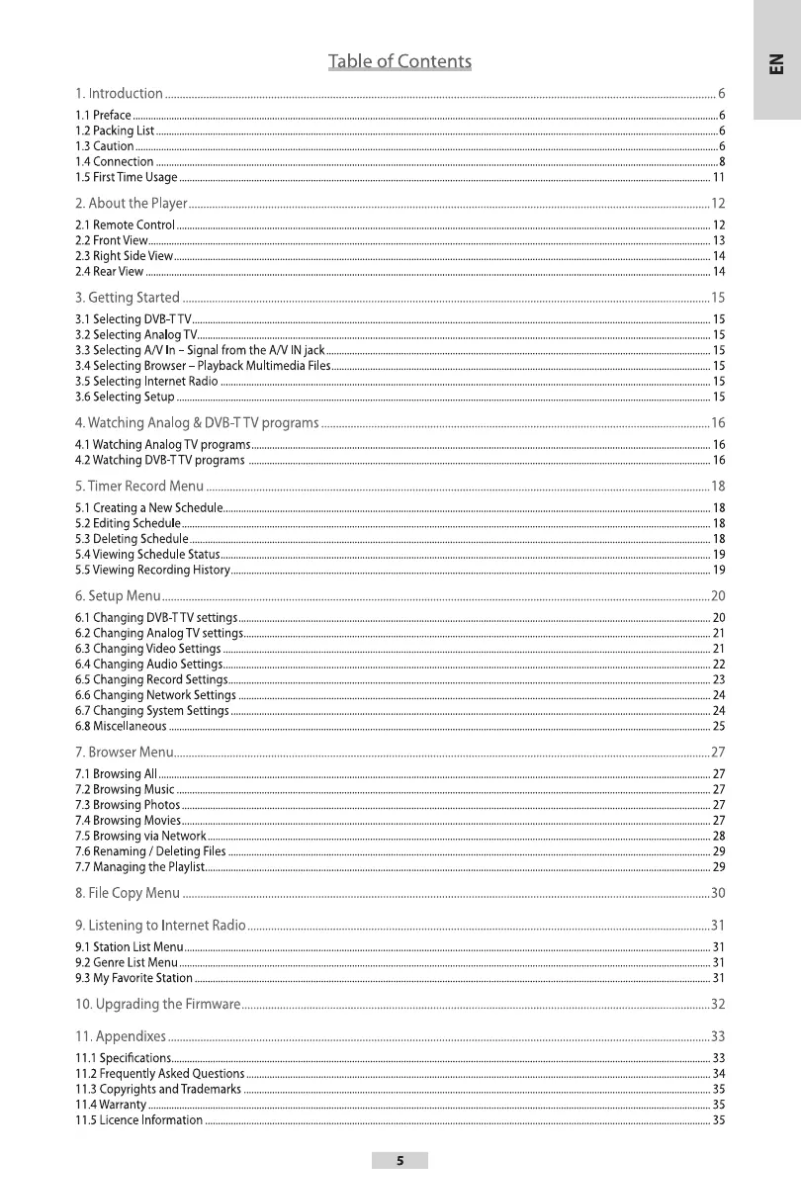 Page 1 de la notice Manuel utilisateur Emtec Movie Cube P800