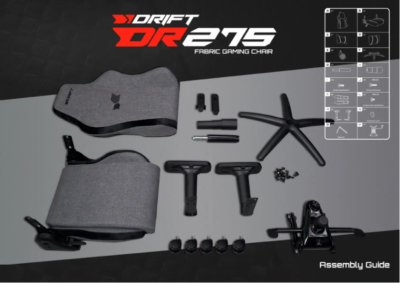 Page 1 de la notice Manuel utilisateur Drift DR275