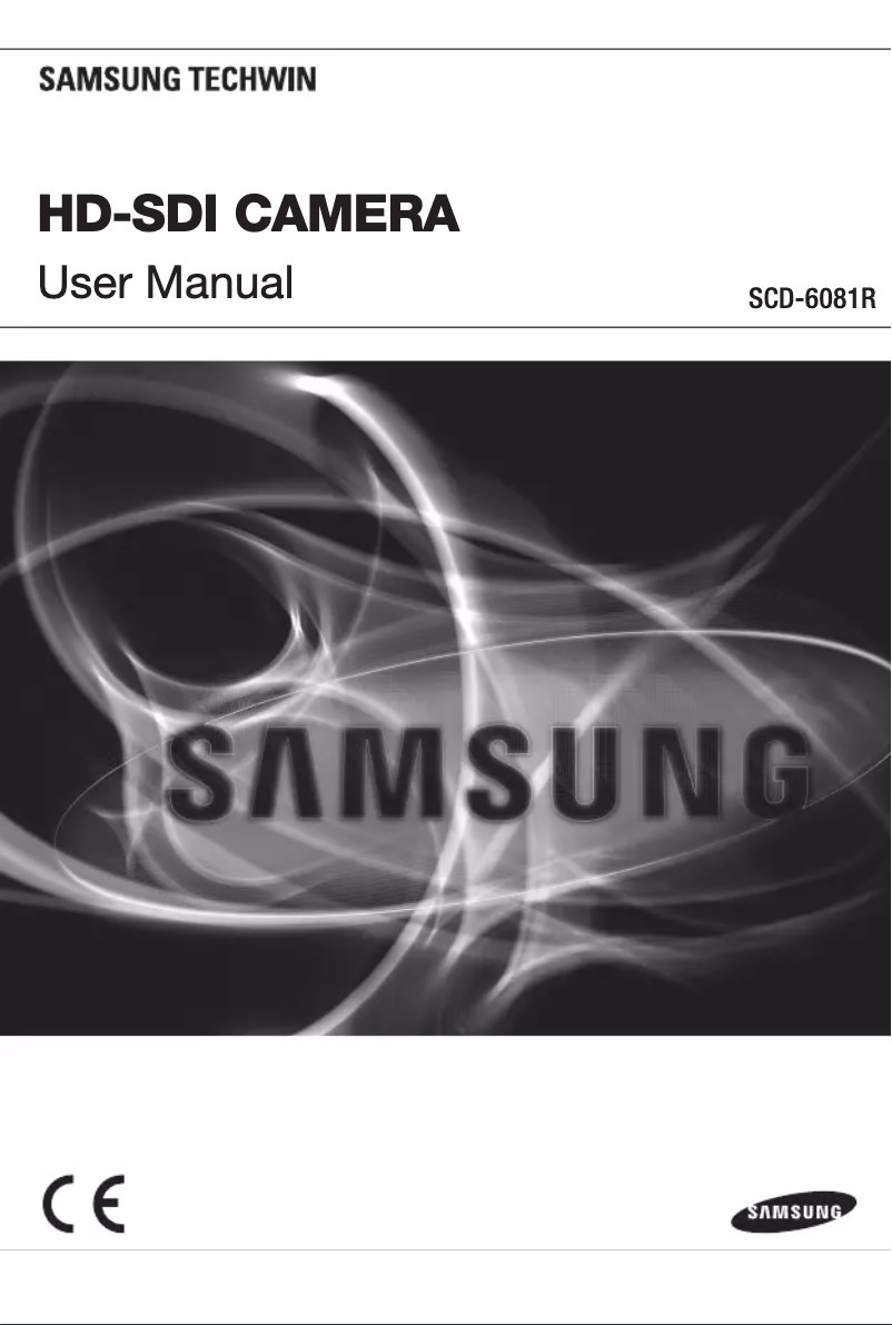 Page 1 de la notice Manuel utilisateur Hanwha SCD-6081R