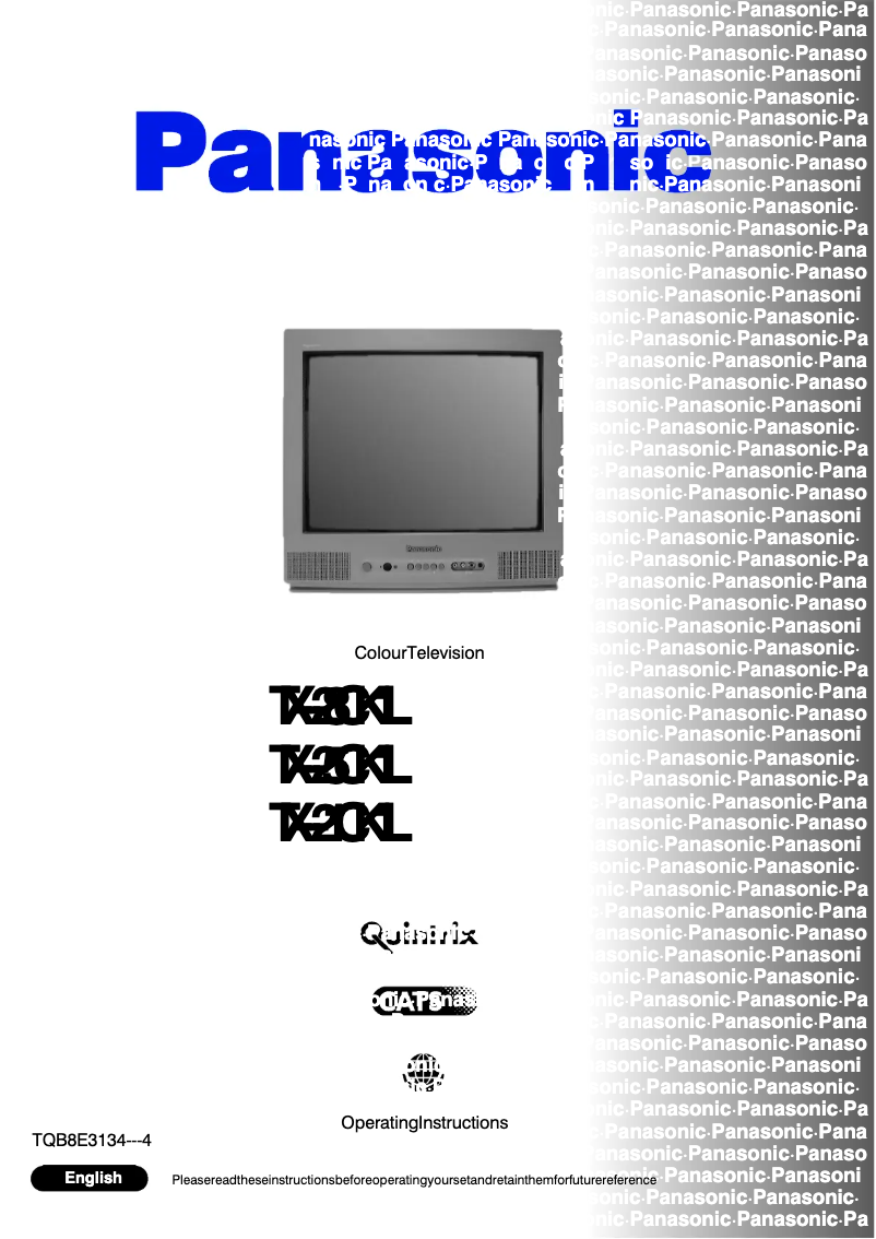Page 1 de la notice Manuel utilisateur Panasonic TX-21CK1L