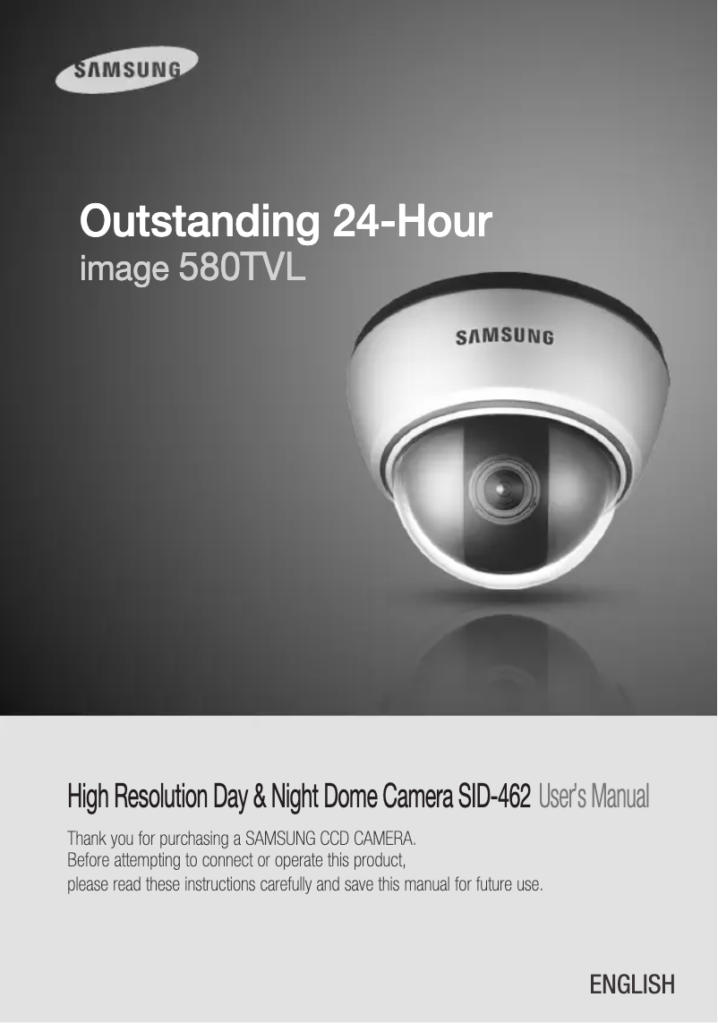 Page 1 de la notice Manuel utilisateur Samsung SID-462B