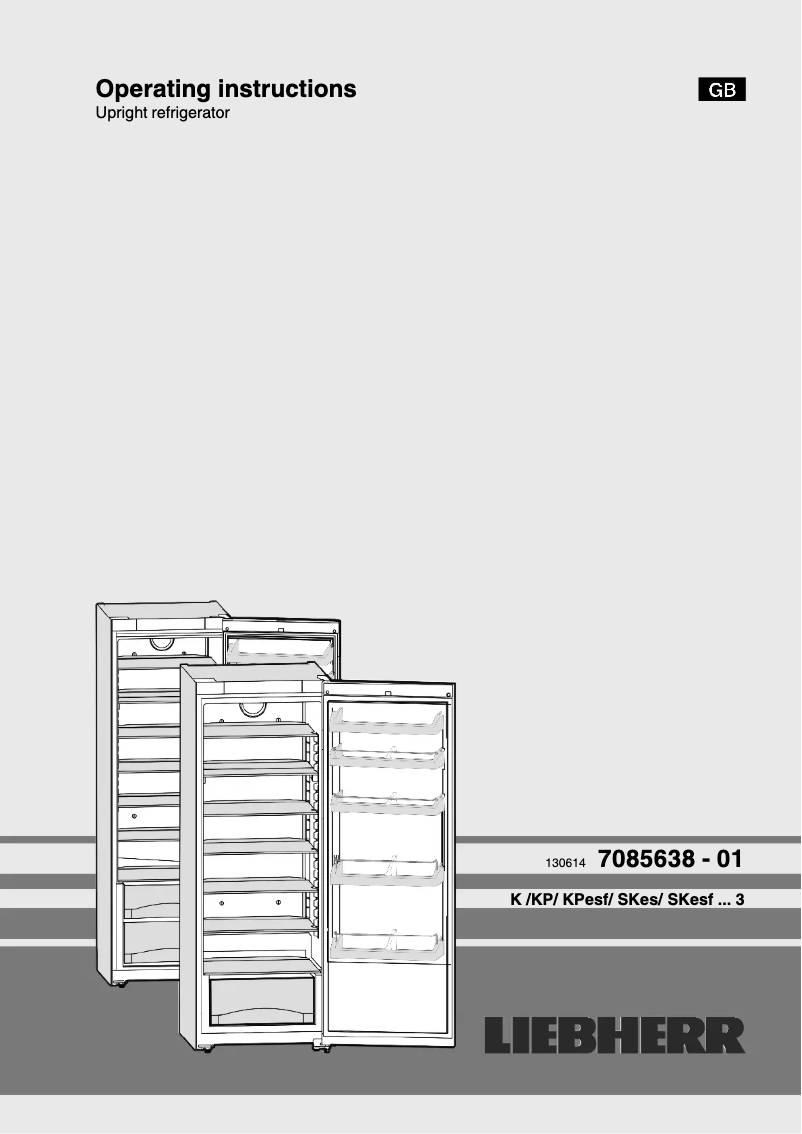 Page 1 de la notice Manuel utilisateur Liebherr KPesf 4220 Comfort