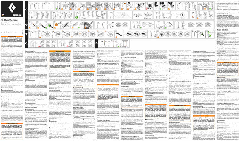 Page 1 de la notice Manuel utilisateur Black Diamond BD410157000055_1