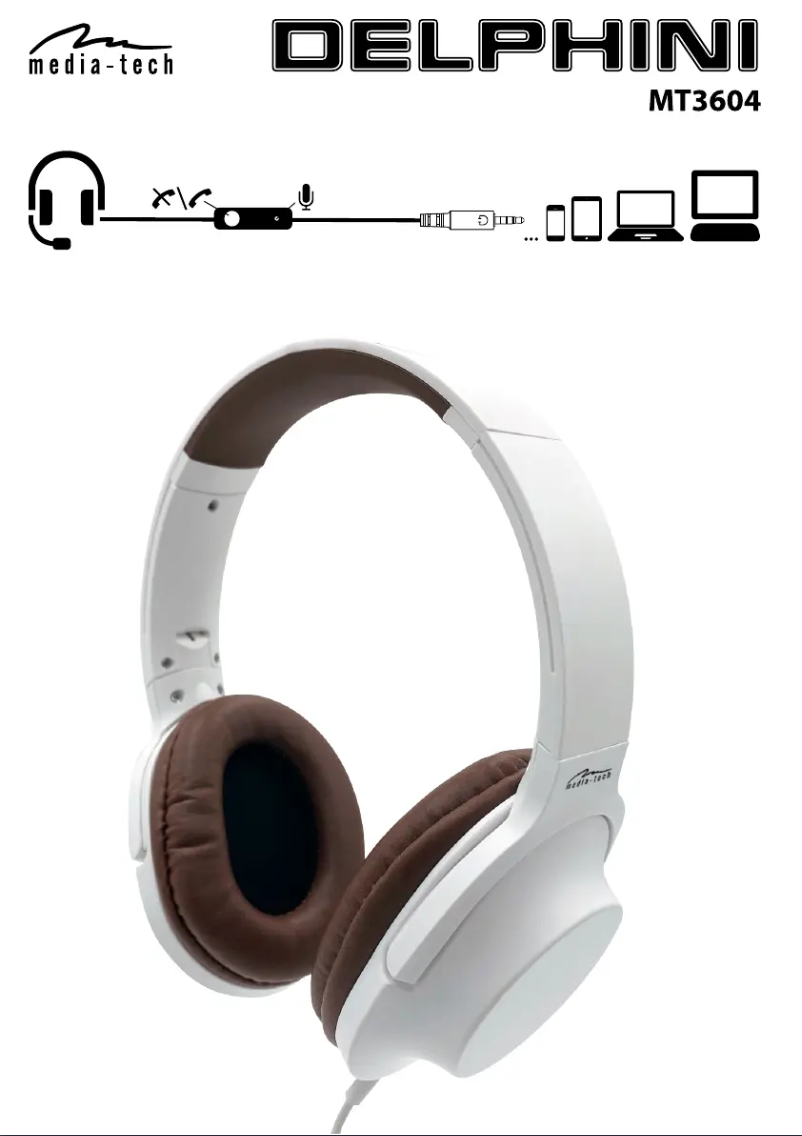 Page 1 de la notice Manuel utilisateur Media-Tech DELPHINI MT3604