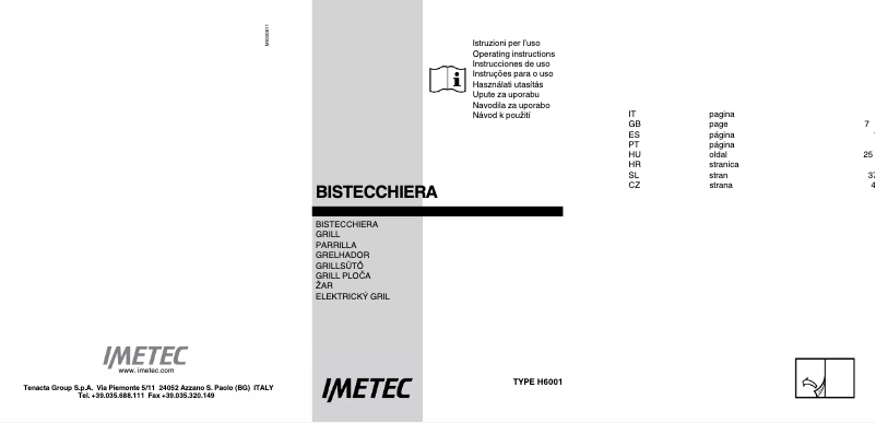 Page 1 de la notice Manuel utilisateur Imetec GL 2000