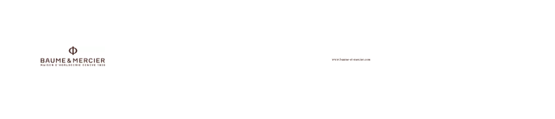 Página 1 del manual Manual de usuario Baume & Mercier Classima