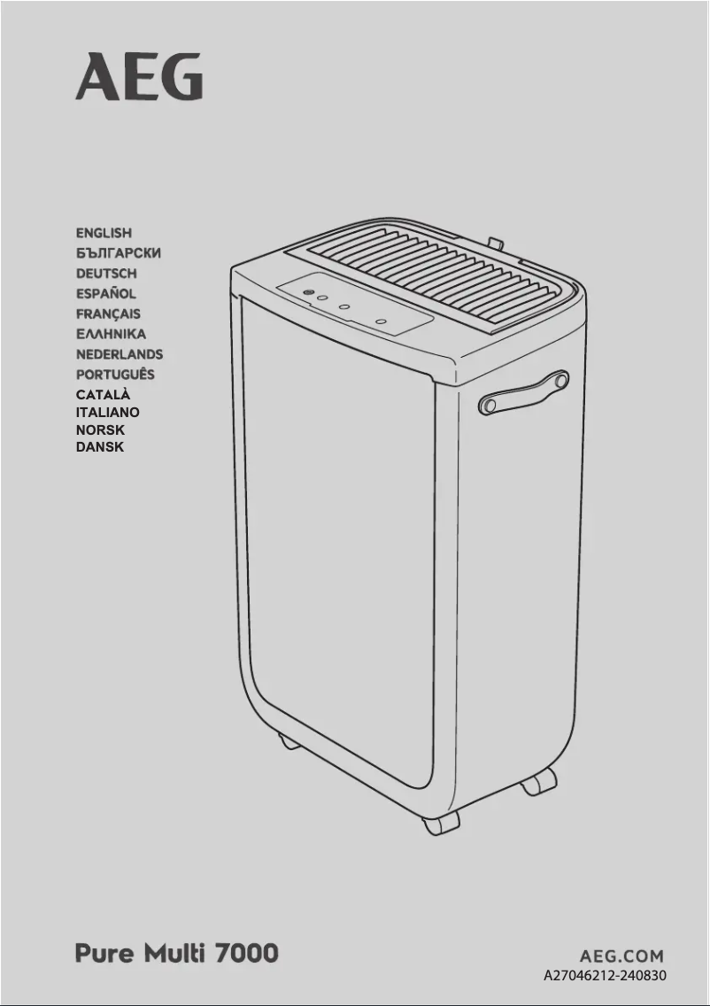 Page 1 de la notice Manuel utilisateur AEG Pure Multi 7000