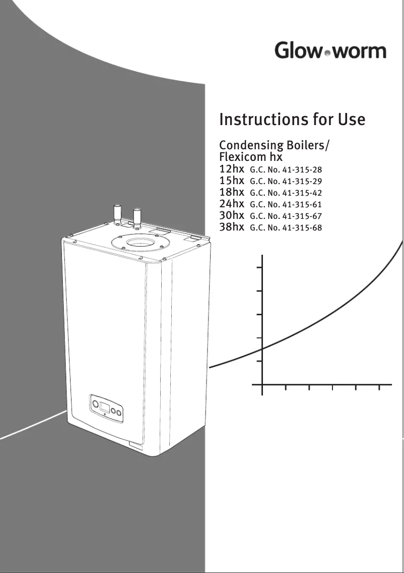 Page 1 of the manual User Manual Glow-worm Flexicom 18hx