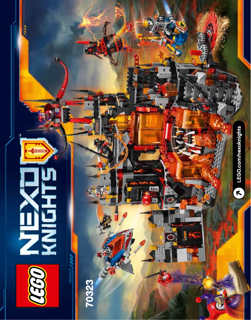 Page 1 de la notice Manuel utilisateur Lego Nexo Knights 70323