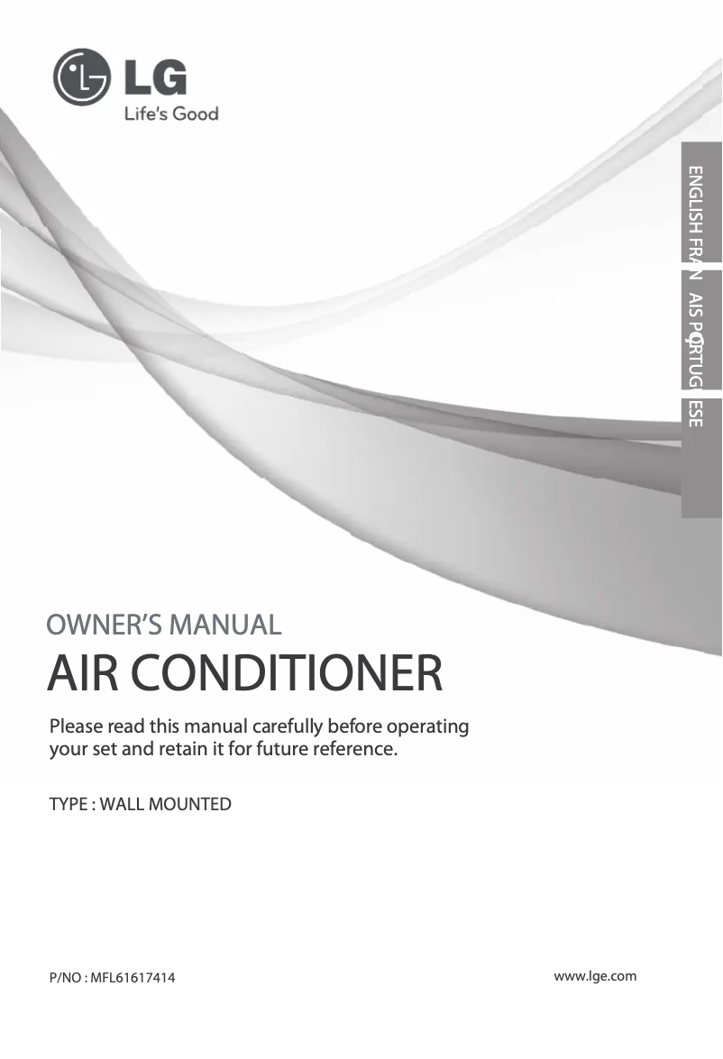 Page 1 de la notice Manuel utilisateur LG HSNC096B4A5