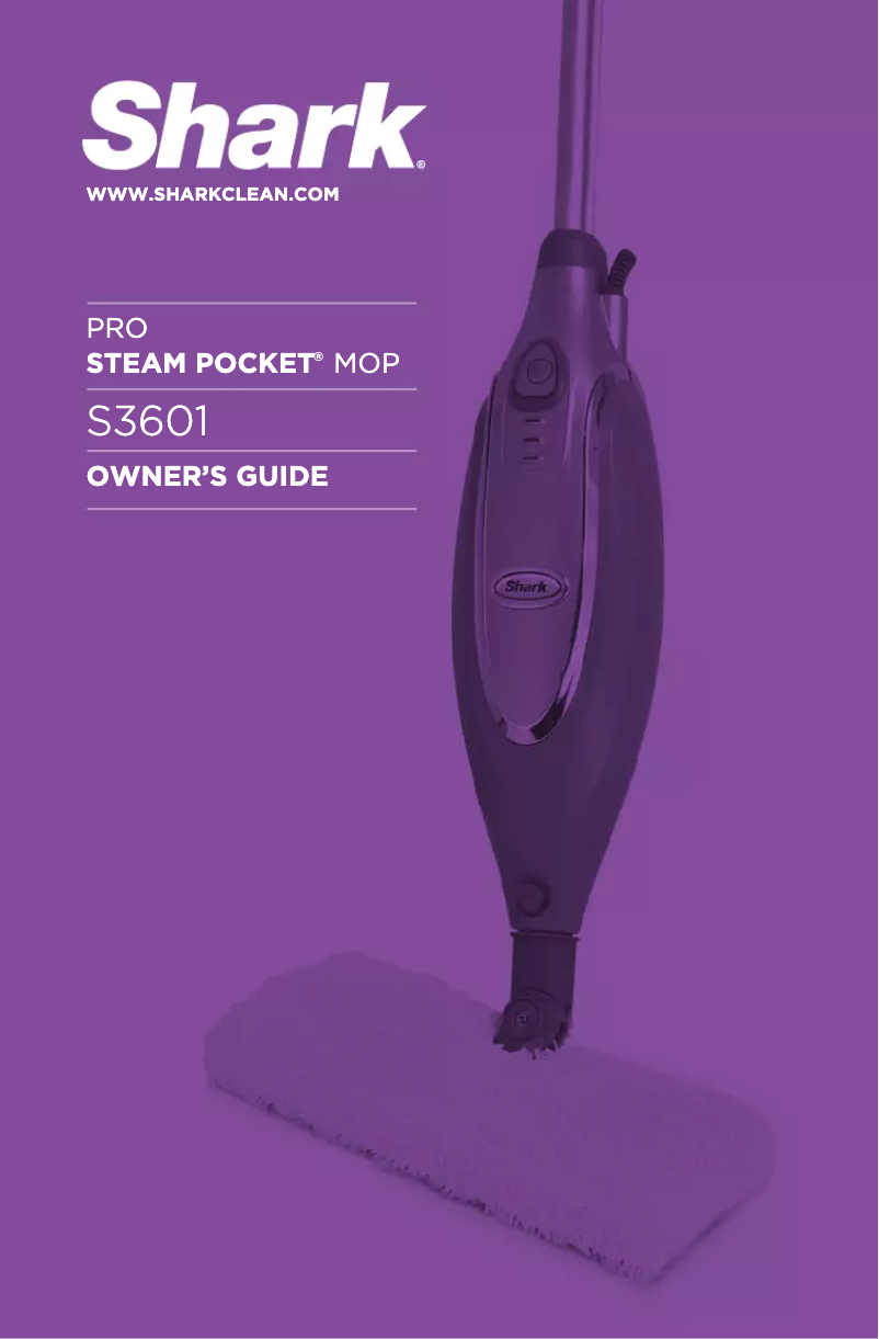 Página 1 del manual Manual de usuario Shark Professional Steam Pocket Mop