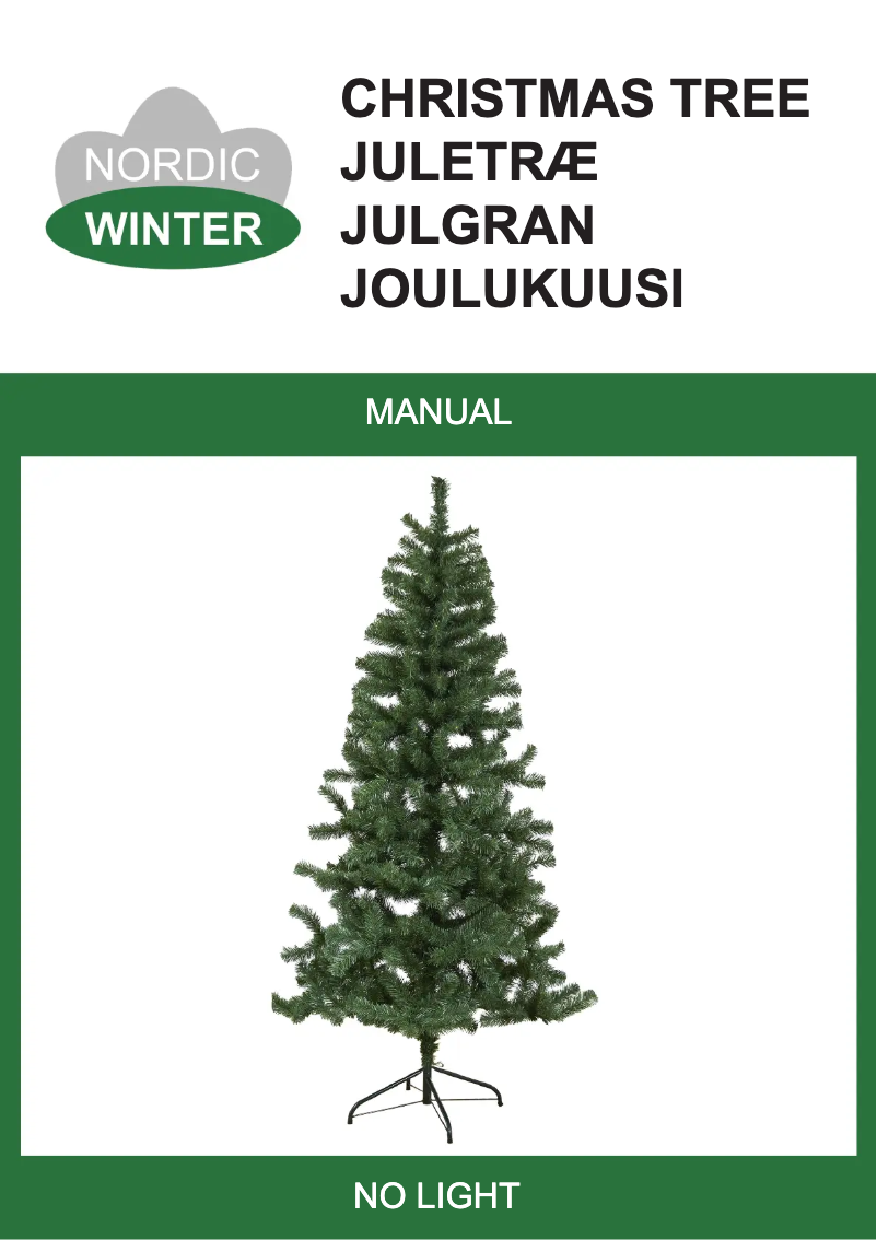 Page 1 de la notice Manuel utilisateur Nordic Winter 780-103