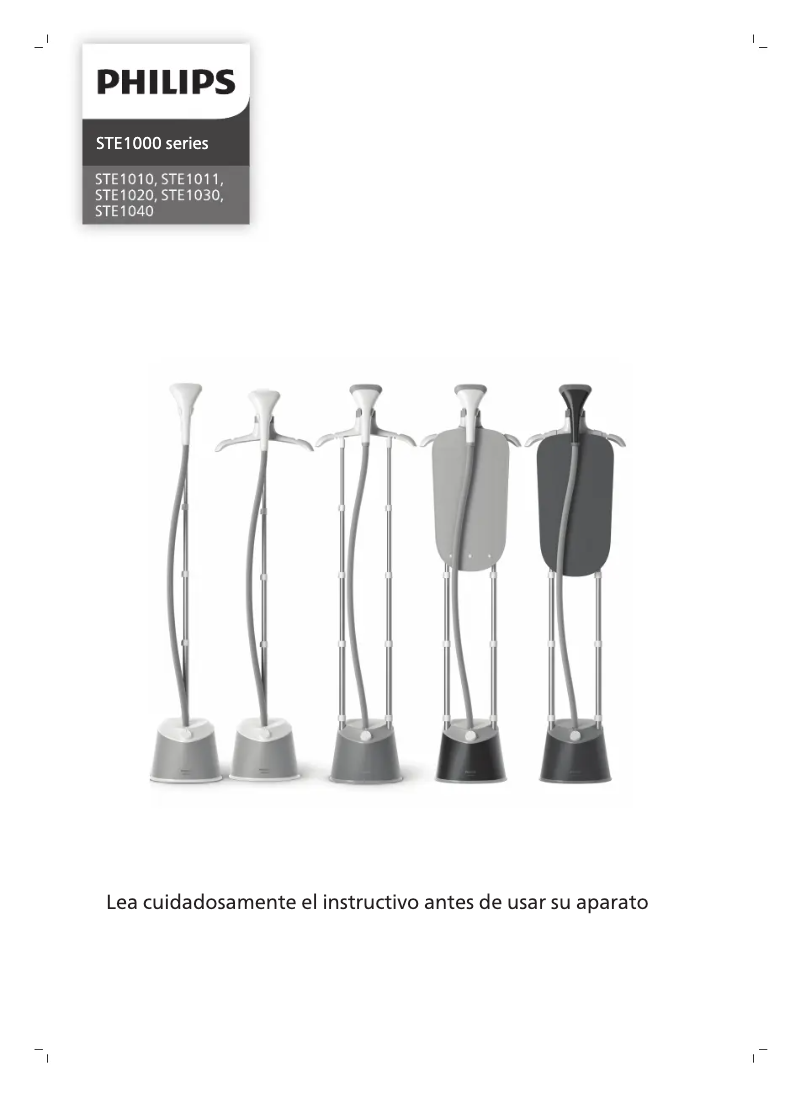 Página 1 del manual Manual de usuario Philips STE1020