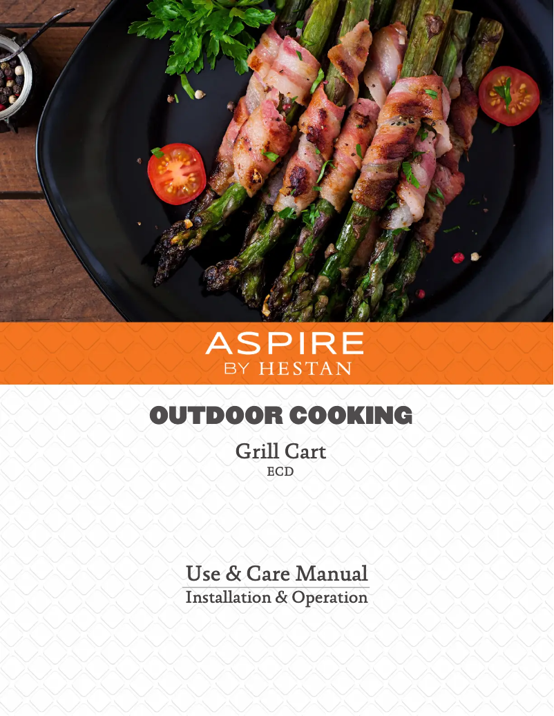 Page 1 de la notice Manuel utilisateur Hestan Aspire 36