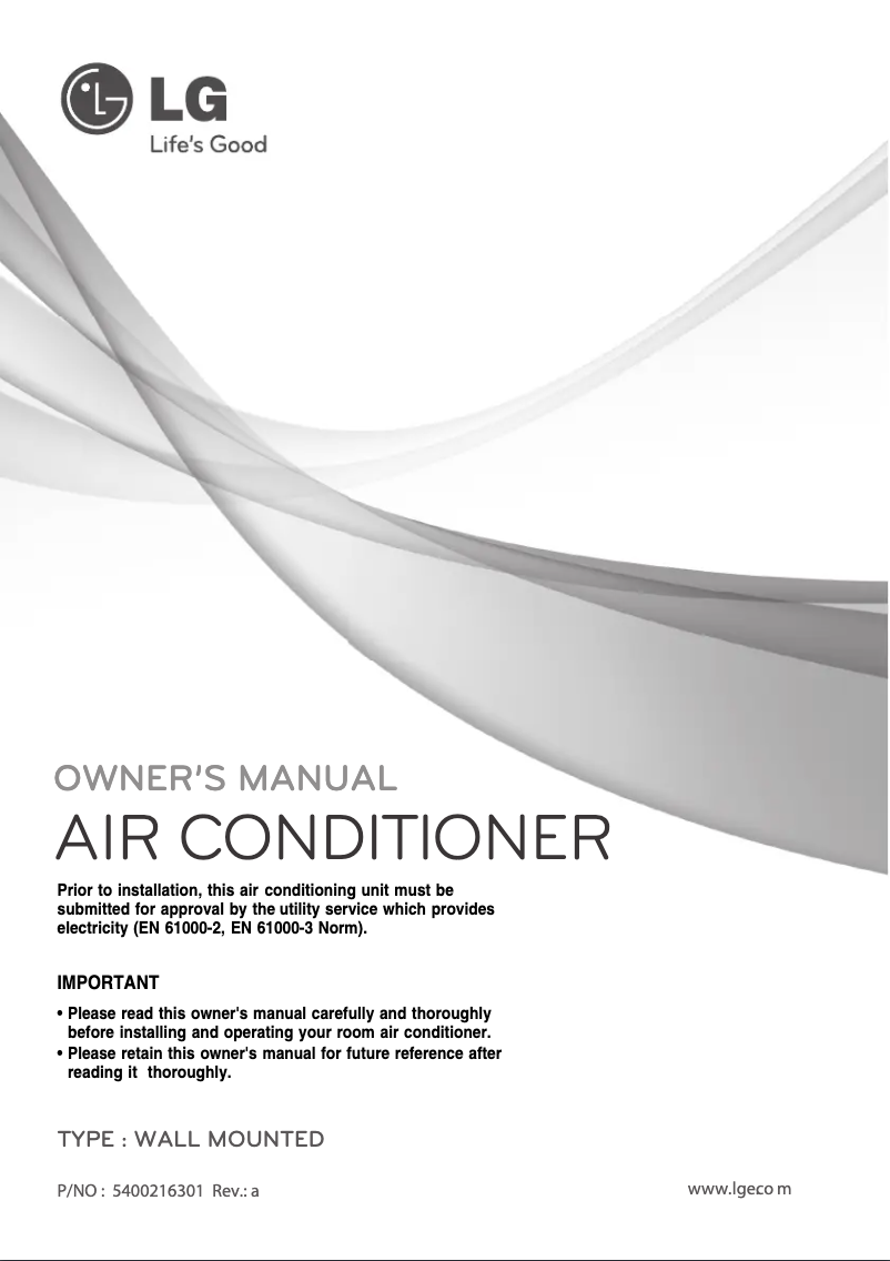 Página 1 del manual Manual de usuario LG S18LHPT