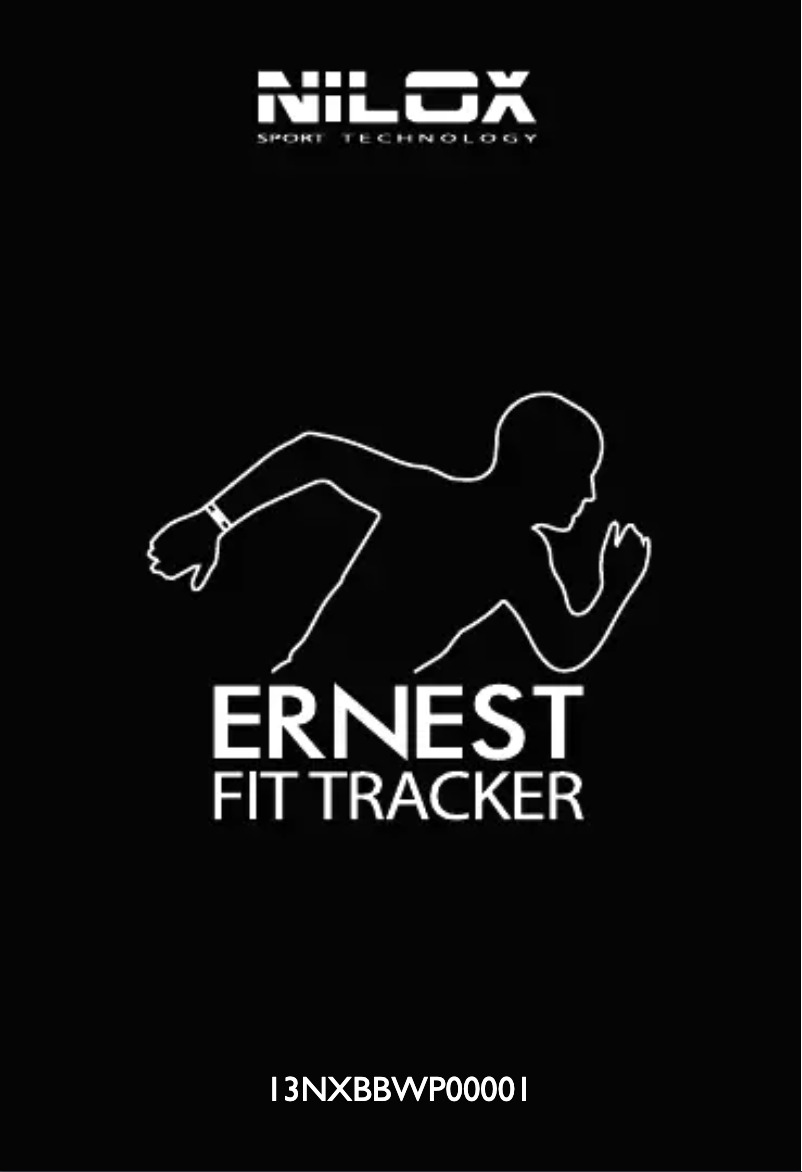 Page 1 of the manual User Manual Nilox Ernest The Fit Tracker