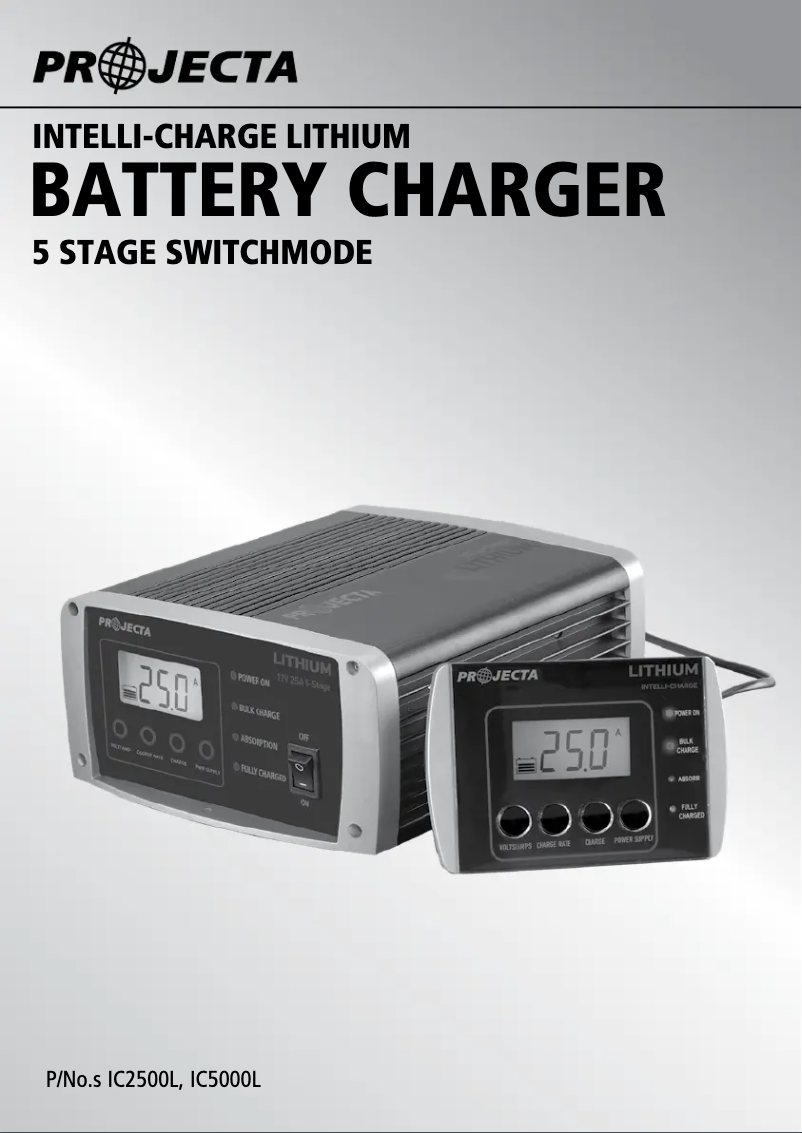 Página 1 del manual Manual de usuario Projecta IC2500L