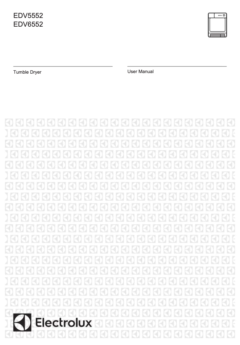 Page 1 de la notice Mode d'emploi Electrolux EDV6552