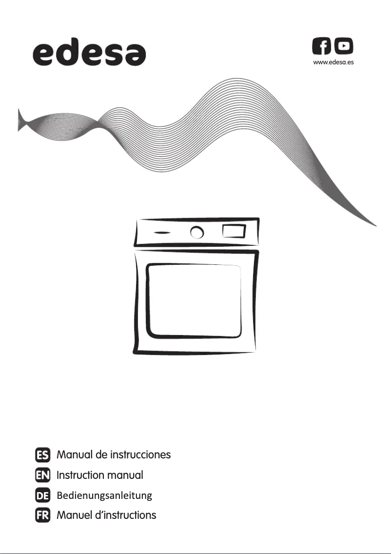 Page 1 de la notice Manuel utilisateur Edesa EOE-7050 BK