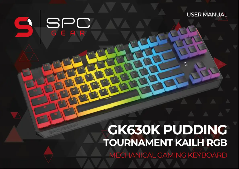 Page 1 de la notice Manuel utilisateur SPC SPG060K Pudding