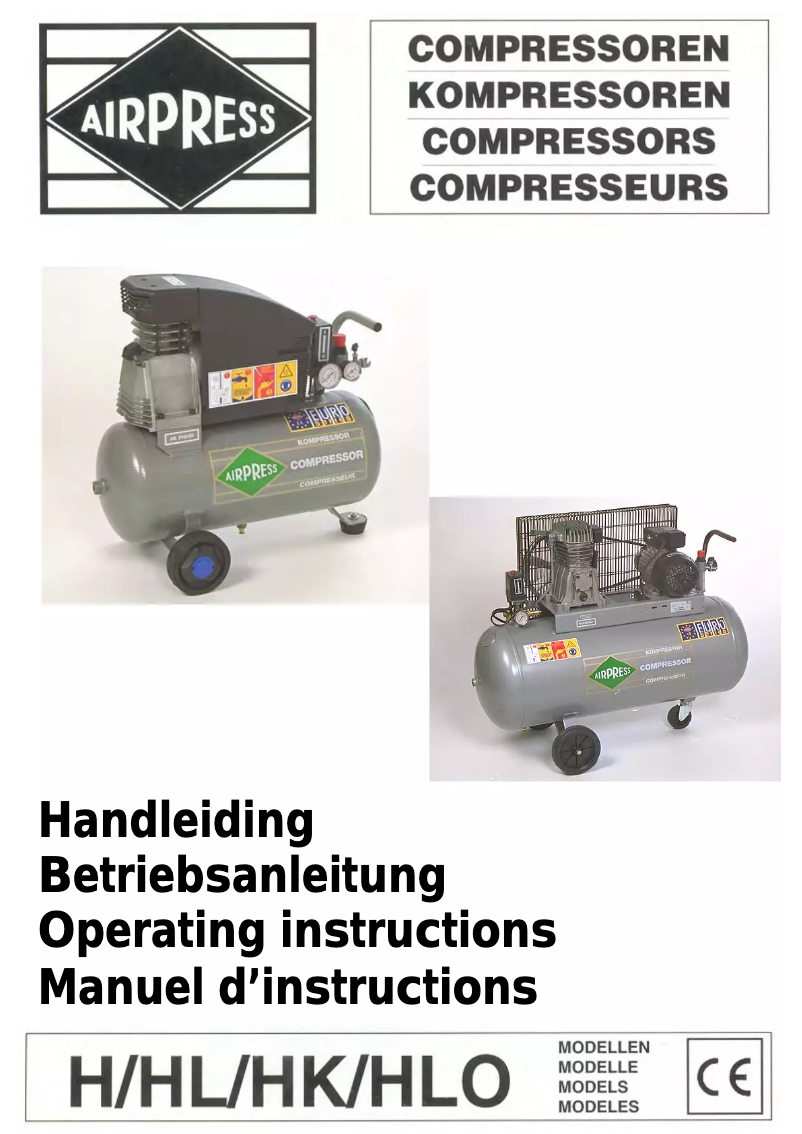 Page 1 of the manual User Manual Airpress HL