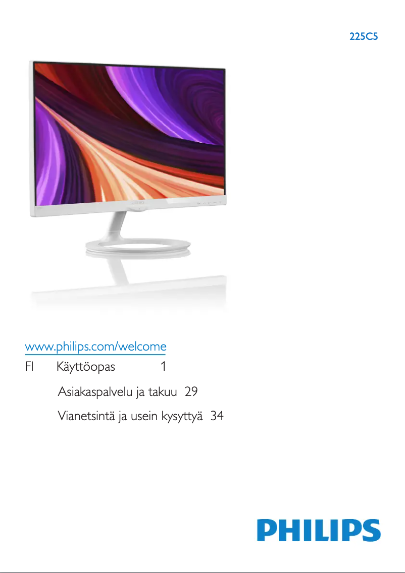 Página 1 del manual Manual de usuario Philips 225C5QSB