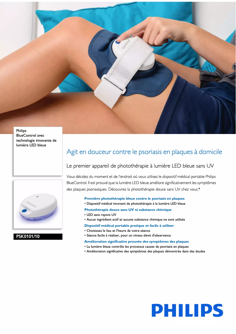 Page 1 of the manual Technical Sheet Philips PSK0101