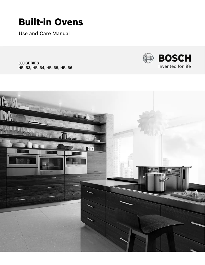 Page 1 de la notice Manuel utilisateur Bosch HBN5451UC