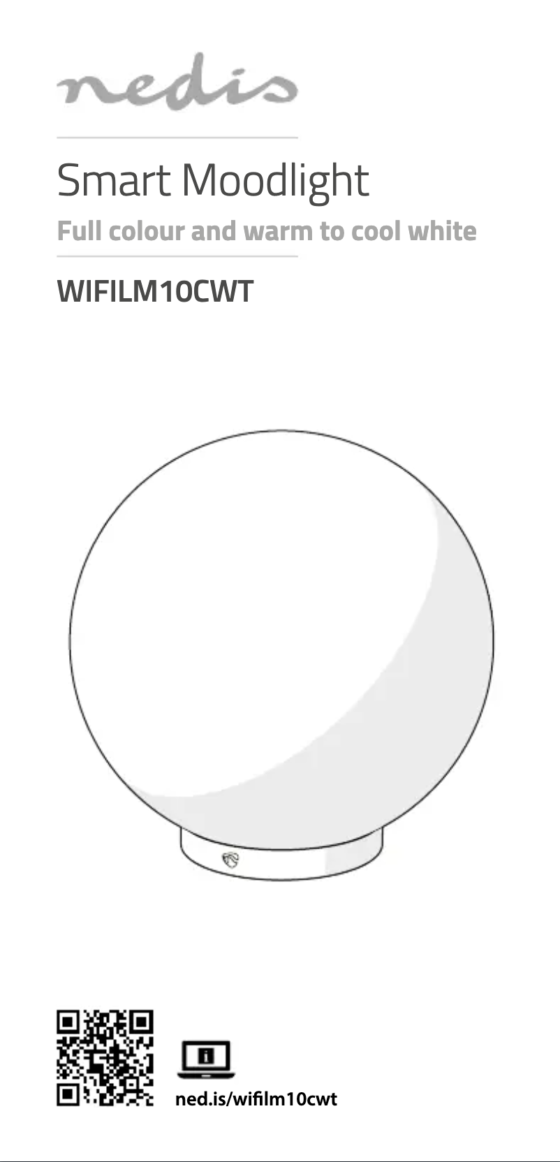 Page 1 de la notice Manuel utilisateur Nedis WIFILM10CWT