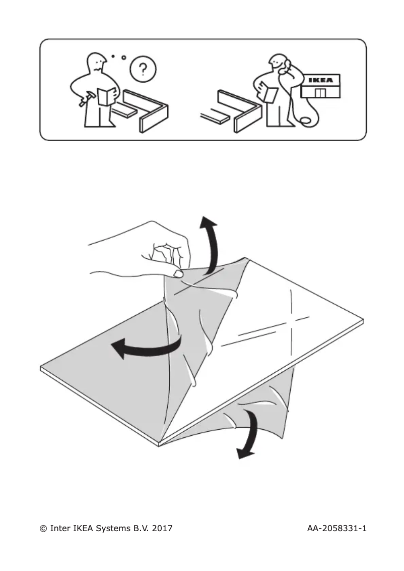 Page 1 de la notice Manuel utilisateur Ikea KNOPPÄNG 505.788.95